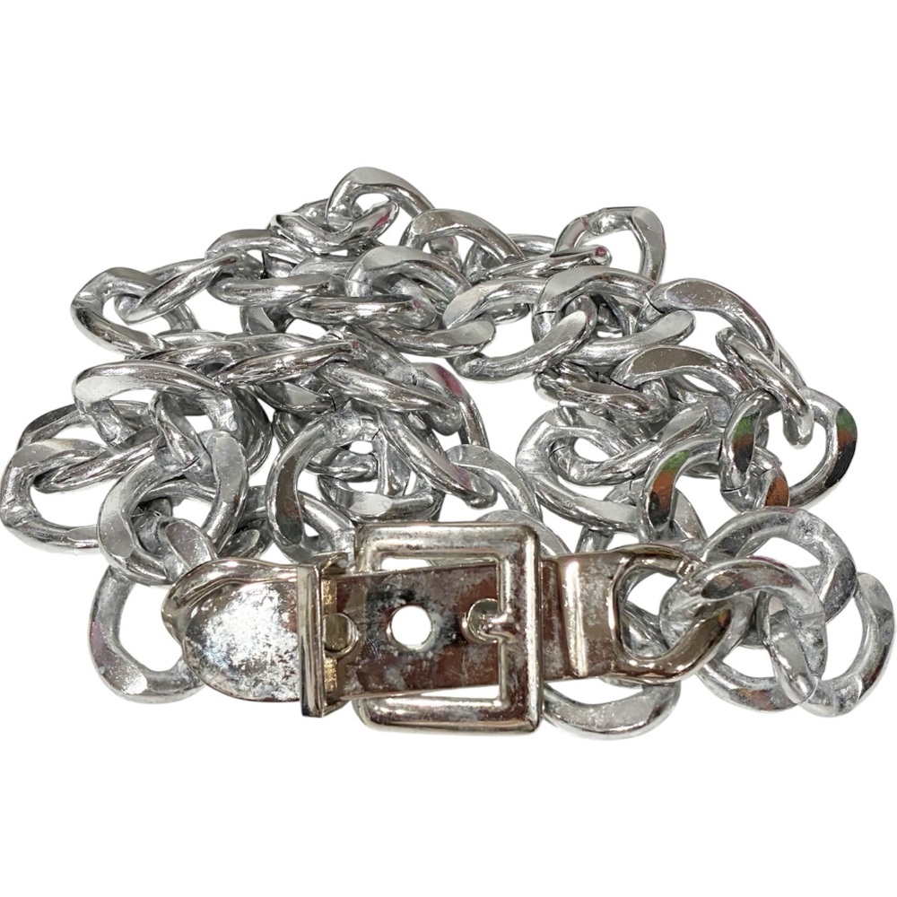 Silver Tone Chain Link Fashion Belt